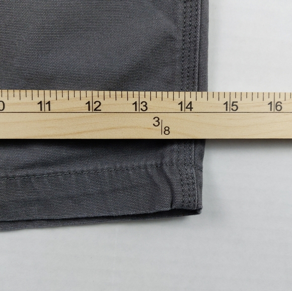 Carhartt Shorts Mens 46 Gray Rugged Flex Rigby Relaxed Fit Carpenter Stretch NWT - Picture 5 of 12